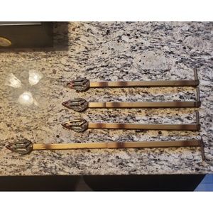 Antique curtain rods. 1920s.